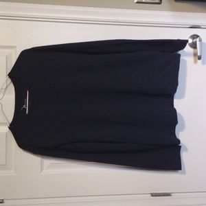 Marc Anthony slim fit long sleeve tee shirt. Size XL. Navy blue